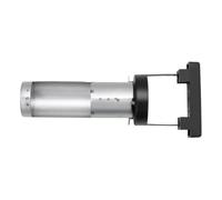 Spacnana Chargeur de Copeaux de Bois, Remplacement Métallique de 2 Pouces de Diamètre pour Fumoir avec Poignée Résistante à la Chaleur, Construction en Acier allié