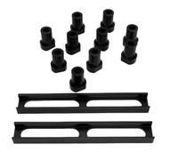 Spacnana Chiens d'établi en Aluminium Antidérapants de 20 Mm de Diamètre, Butées d'établi pour le Travail du Bois pour une Manipulation Sécurisée des Matériaux et un Alignement Précis dans les