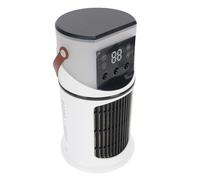 Spacnana Climatiseur Portable, 3 Po en 1 Mini AC Bengin Humidificateur avec 7 Couleurs Lumière de Nuit à 6 Vitesses Réglables, pour le Bureau de la Chambre