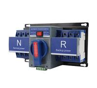 Spacnana Commutateur de Transfert Automatique à Double Puissance, Boîtier PC, Commutateur 4P AC400V, Moins de 3 Secondes, Protection contre les Surcharges de Transfert pour le Contrôle Industriel de