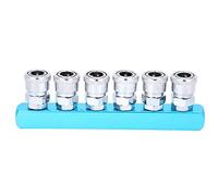 Spacnana Compresseur d'air Connexion Plus Rapide Alliage Alliage Coupleur Rapide pour Les Outils Pneumatiques Matériel: D'ALUMINUM