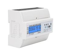 Spacnana Compteur D'énergie Numérique DTS6619-016, 3 Phases, 380V, 7P, LCD, avec Rétro-éclairage, Lecture à Distance, pour Montage sur Rail DIN