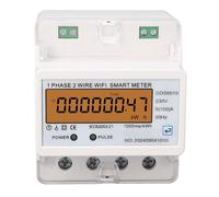 Spacnana Compteur Intelligent WiFi monophasé, Moniteur D'énergie télécommandé pour Application Tuya, Support sur Rail DIN 5-100 A 85-300 V pour le Suivi de l'électricité