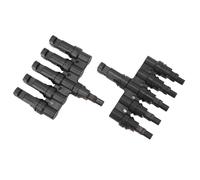 Spacnana Connexions de Branche Solaire: Accessoires de Puissance de Panneau Masculin Féminin 2 en 1 Ensemble