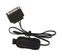 Spacnana Contrôleur Argb Controller Alimentation Mini Argb PC Fans Contrôleur, Y Type Adapter Cable for Computer Châssis