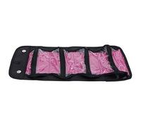 Spacnana Cosmétiques de Voyage à la Mode avec des Thèmes D'entrepôt Séparés, Idéal pour Les Articles à Faire et Les Toilettes, la Lumière et L'ordinateur Portable (Black)