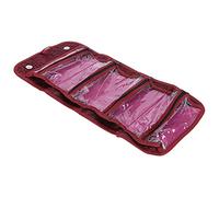 Spacnana Cosmétiques de Voyage à la Mode avec des Thèmes D'entrepôt Séparés, Idéal pour Les Articles à Faire et Les Toilettes, la Lumière et L'ordinateur Portable (Rouge)