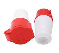 Spacnana Coupleur de Prise Industrielle 16A 5 Broches, Connecteur électrique étanche, Prise d'alimentation Triphasée 5 Broches pour Usage Industriel