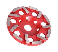 Spacnana Disque de Meulage Diamant 125 Mm, 14 Dents, Corps en Acier traité Thermiquement, Arbre de 22 Mm pour le Meulage de Surface de Maçonnerie en Pierre de Béton par les Entrepreneurs et les