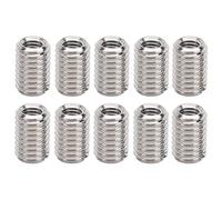 Spacnana Écrou de Réparation de Filetage 10 Pièces, Accessoire de Fixation en Acier Inoxydable M5x0,8 MM M8x1,25 MM 12, avec Filetage Femelle pour L'électronique Automobile