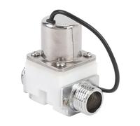 Spacnana Électrovanne à Impulsion électrique de Contrôle de L'eau G1/2 Pouces DC, Interrupteur Automatique en Plastique et Acier Inoxydable pour Appareils Sanitaires, Irrigation de Jardin