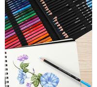 Spacnana Ensemble de Crayons de Couleurs H&B 182 Pièces, Fournitures d'art Professionnelles avec 120 Crayons à l' et 32 d'aquarelle, Idéal pour les Projets Artistiques des Enfants et des Adultes