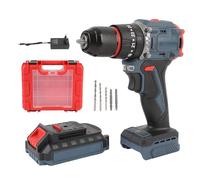 Spacnana Ensemble de Perceuse sans Fil, 1500 Tr/min, 25 Réglages de Torsion, Perceuse électrique sans Balais avec Lumière LED pour L'entretien de la Maison, Perçage, Entraînement de Vis (Prise UE)