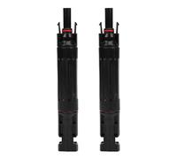 Spacnana Ensemble de Support Solaire, Panneau Solaire IP67 15A avec Connecteur Féminin Masculin, pour Systèmes et Circuits Photovoltaïques