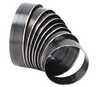 Spacnana Ensemble D'outils de Coupe en Cuir de 8 PCS, Dies de Poinçonnage Rond, Acier en Alliage, pour le Cuir, le Bricolage, le Carton, le Caoutchouc, le Plastique, le Bois