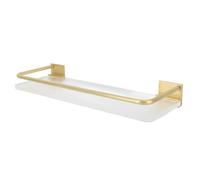 Spacnana Étagère Flottante en Acrylique Espace D'aluminium étagère de Rangement Décorative monté sur Le Mur - Puissance de Chargement Forte Installation Facile Adaptée à la Chambre de la Salle de