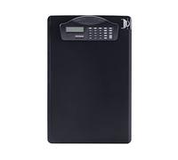 Spacnana Étagère Plastique Multifonctionnelle Intermédiaire avec Emplacement de Poche et échelle pour Les Idéaux de Papiers A4 pour Les Magasins de Bureaux (13,7 X 9 X 1,6 Pouces) Adaptés aux (Black)