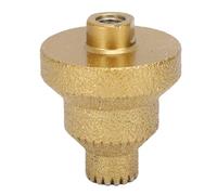 Spacnana Foret à Chanfrein étagé en Diamant M10, Alésoir Pagode brasé pour Carrelage, Marbre, Béton, Granit, Outil de Perçage à Sec et Humide en Acier allié avec Tailles 20 Mm, 35 Mm, 50, Meuleuse