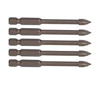 Spacnana Foret à Percussion 1/4in Queue Hexagonale Carbure Carreau Verre | Ici, C'est la Traduction Directe en Français : Construction en Alliage Dur, Résistant à L'usure pour la Céramique et la