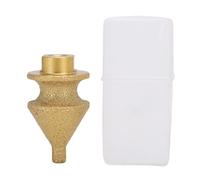 Spacnana Foret étagé brasé émeri, Alésoir Conique Multicouche pour Métal, Bois, Carrelage, Marbre, avec Filetage M10 pour Meuleuse D'angle de Type 100 de 10 à 38 Mm