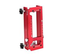 Spacnana Gabarit de Fente de Charnière en Alliage D'aluminium avec Fraise à Centrage Automatique et Jauge de Profondeur, pour Charnières de 2,5 à 5 Pouces de Longueur sur les Portes