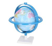 Spacnana Globe Terrestre ABS Modèle de Démonstration d'enseignement de la Géographie Globe éducatif Scientifique avec Vue sur le District Politique et le Terrain Affichage du Fuseau Horaire en Arc