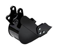 Spacnana Godet d'excavatrice étroit de 7,87 Pouces, Construction en Acier allié, Accessoire de Mini-excavatrice Efficace pour l'excavation de Pipelines et les Petits Projets de Construction