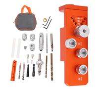 Spacnana Guide de Forage de Profil en Aluminium, Gabarit de Forage en Alliage anodisé Robuste, Gabarit de Robinet Assistant de Taraudage pour 20 30 40 Profils de la Série Assemblage du