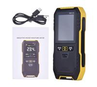 Spacnana Humidimètre pour Bois, Détecteur d'humidité Numérique avec écran Couleur de 2,4 Pouces, 4 Modes, pour Bois Dur, Tendre, Murs en Béton, Planchers, de Chauffage (Humidimètre WMT-10)