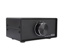 Spacnana Interface XLR de Convertisseur de Son équilibré 1 Entrée 3 Sorties, Répartiteur Sonore Passif Stéréo 3 Voies avec Boîtier en Alliage D'aluminium Robuste, pour Plusieurs