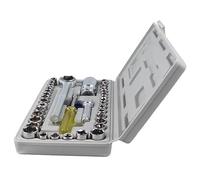 Spacnana Jeu de Micro-clés à Douille, Ensemble d'outils Combinés Portables en Acier au Carbone pour les Réparations Automobiles et Domestiques