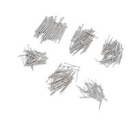 Spacnana Kit d'assortiment de 410 Goupilles Fendues Droites en Acier galvanisé pour Attelage de Camion et Machines, 6 Tailles de Fixations Robustes pour la Réparation Automobile, l'entretien des