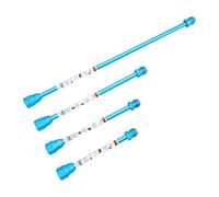 Spacnana Kit de 4 Perches de Rallonge pour Pistolet de Peinture 20 25 30 50cm en Alliage D'Aluminium avec Revêtement Anticorrosion pour Peinture de Plafond Escalier
