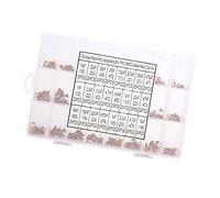 Spacnana Kit de Condensateurs Céramiques Multicouches, Matériau Céramique de qualité Supérieure, Assortiment de 480 Pièces, pour Applications Informatiques et Industrielles