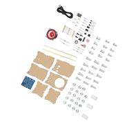 Spacnana Kit de Haut-parleurs avec Acrylique et PCB, Construisez Votre Propre Chaîne Stéréo Bluetooth avec Puce LM386 pour Les Amateurs de Musique (des pièces de Rechange)