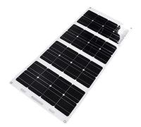 Spacnana Kit de Panneau Solaire Portable, Rendement de Conversion élevé | Système de chargeur de camping pour camping-car, sortie 18 V CC, structure cellulaire maximisant la de faible luminosité,