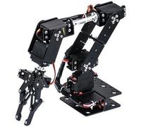 Spacnana Kit de Pinces de Serrage pour Bras Robotique 6 Degrés de liberté avec 6 Servomoteurs et Supports en Aluminium de 2 Mm pour l'enseignement Universitaire et la Production IDY