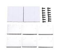 Spacnana Kit de Racleurs pour Plateau D' 3D : 6 Lames, 6 Vis, Autocollants Magnétiques, Lame Tranchante en Acier SK5 pour Retirer les Modèles et les résidus.