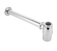Spacnana Kit de Sipon de Vidange en Cuivre, Raccord de 1-1/4 Pouce | Ensemble de déchets de toilettes de salle de bains, bouchon de nettoyage fileté, filtre à cheveux Anti-colmatage, forme de