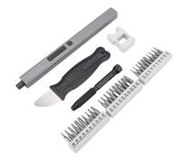 Spacnana Kit de Tournevis sans Fil 40 en 1, Outil électrique Magnétique Rechargeable avec Lumière LED pour l'amélioration de l' du Bricolage