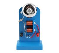 Spacnana Kit d'expériences Scientifiques électriques Acoustiques Verticales, Matériau PVC, électro-Aimant et Cloche en Fer pour l'enseignement de la Physique au Collège