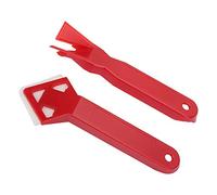 Spacnana Kit d'outils de Calfeutrage 2 Pièces, Ensemble de Dissolvant de Mastic Silicone pour une Finition Professionnelle sur les Mastics et les Coulis, Idéal pour les Projets de Rénovation