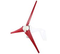 Spacnana Kit Générateur éolien Moulin à Vent de Puissance 400 W avec Lames en Fibre de Nylon Générateur à Aimant Permanent 24 V à 3 Pales pour Maison, Ferme, Bateau, Utilisation électrique Hors Réseau