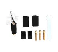 Spacnana Kit Hotend en Céramique pour Imprimante 3D, Remplacement pour Carbone avec Gorge Entièrement Métallique et Dissipateurs de Chaleur Anodisés, Tailles de Buses 0,2 Mm, 0,4 Mm,