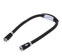 Spacnana Lampe de Lecture de Cou à LED, Lampe de Lecture à Tricoter au Crochet Flexible Réglable Mains Libres à LED