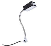 Spacnana Lampe de Machine à LED, Col de Cygne Flexible Super Lumineux 10 W 1500 Lm 6500 K avec Base Magnétique, pour Atelier D'établi de Perceuse à Tour CNC (Prise UE)