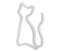 Spacnana Lampe Néon en Forme de Chat, Lampe Décorative en Forme de Chat Mignon, Chargement de Batterie USB, Panneau coloré pour Chambre de Fille et Décoration de Fête