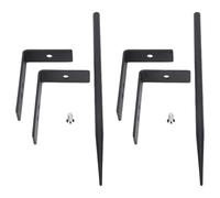 Spacnana Lot de 2 Supports de Descente de Gouttière Réglables en Fer, Résistants aux Intempéries, Support Solide, Débit D'eau Efficace, pour une Utilisation Extérieure à Long Terme