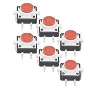 Spacnana Lot de 20 Interrupteurs à Bouton-poussoir Tactiles, Interrupteur d'éclairage Réinitialisable en Matériau ABS pour l'électronique et les Appareils, Taille 12 Mm avec Indice 50 MA DC12 V