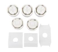 Spacnana Lot de 5 Coussinets de Pieds Anti-Vibrations, Adaptés au Kit de Tampons en Caoutchouc Antidérapants D'amortissement de Ressort D'imprimante 3D A1, Réduisent les Vibrations du